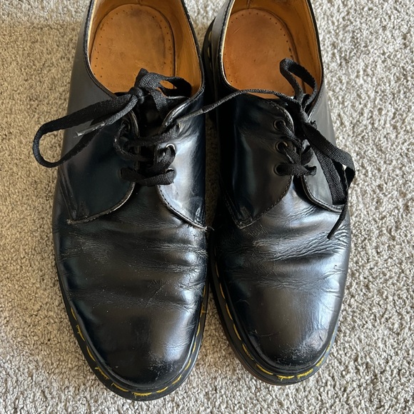 DOC DR MARTENS Vintage Mens Size 10 UK / 11 US England Black Oxford Shoes - Picture 3 of 6